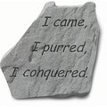 Kay Berry Inc Kay Berry- Inc. 91520 I Came-I Purred-I Conquered - Garden Accent - 9 Inches x 9 Inches 91520